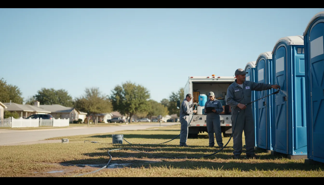 Long-Term Portable Toilet Rental in Oilton, OK near me